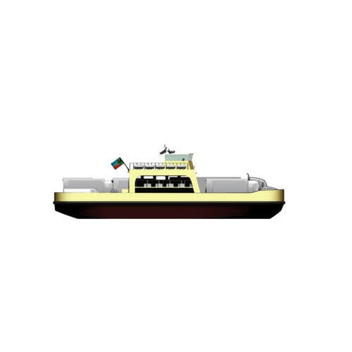 滚装载人渡轮 - SHUTTLE 30 - KND Naval Design - 双体船 / 钢