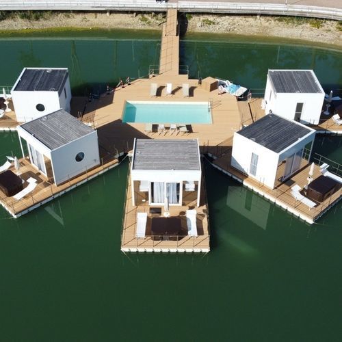 水上房屋平台 - AQUA-MODULE - 漂浮式 / 多功能 / 用于海港