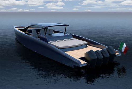 巡游机动游艇 - M47P  - Mylius Yachts - 开放式 / 软顶 / 舷外