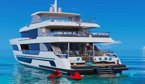 巡游超级游艇 - 142' ATRIUM - Burger Boat Company - 舵手室 / 铝制
