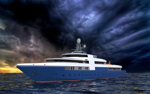 巡游巨型游艇 - 82m - Brythonic Yachts - 钢 / 铝制 / 带泳池