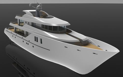 巡游超级游艇 - 50m - Brythonic Yachts - 钢 / 铝