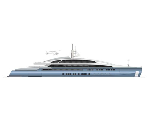 巡游巨型游艇 - 90m - Brythonic Yachts - 钢 / 铝 / 带泳池