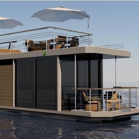 双体船船屋 - Brythonic Yachts - 舷外 / 铝制 / HDPE