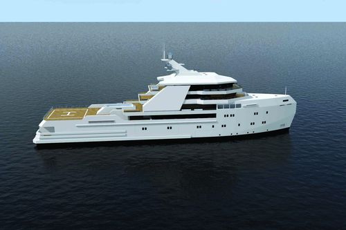 巡游巨型游艇 - 80m Shadow - Brythonic Yachts - 舵手室 / 7舱 / 钢