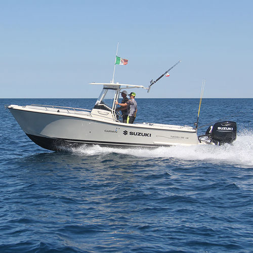 舷外敞开艇 - T250 VM - Tuccoli - Technology Boats - 双引擎 / 滑行船身 / 中央控制台