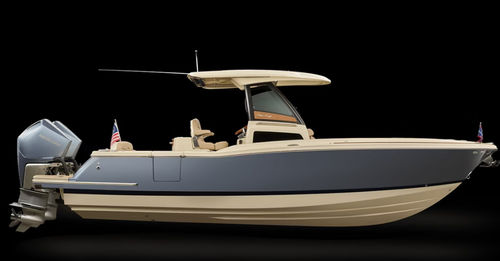 舷外敞开艇 - CATALINA 28 - Chris Craft - 双引擎 / 中央控制台 / 日光浴