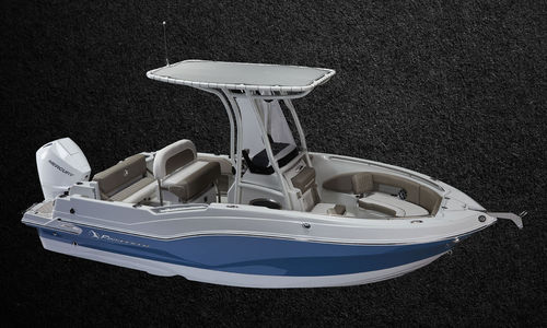 舷外敞开艇 - 210 CC - Crownline - 中央控制台 / 钓鱼运动 / 日光浴
