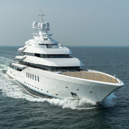 巡游巨型游艇 - CC-SUMMER - Lurssen Yachts - 高台驾驶室 / 带泳池 / 带直升机降落坪