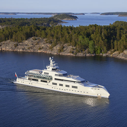 巡游巨型游艇 - NORN - Lurssen Yachts - 高台驾驶室 / 带直升机降落坪