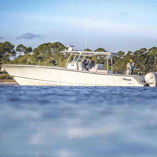 舷外敞开艇 - 414 CC - Mako Marine - 四引擎 / 中央控制台 / 潜水