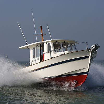 舷内休闲钓鱼船 - 800  - Rhea Marine - 柴油 / 舵手室 / 最多容纳 8 人