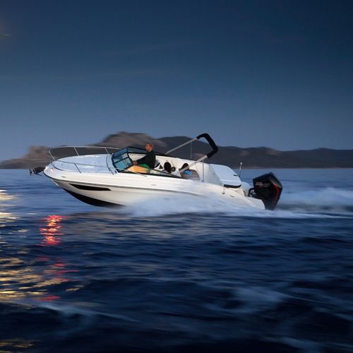 舷外小快艇 - SUN SPORT 230 OB - Sea Ray - 双控制台 / 开放式 / 滑水
