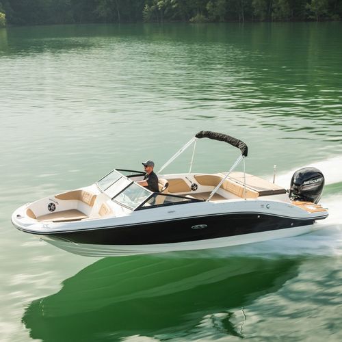 舷外小快艇 - SPX 210 OB - Sea Ray - 双控制台 / Bow Rider / 开放式
