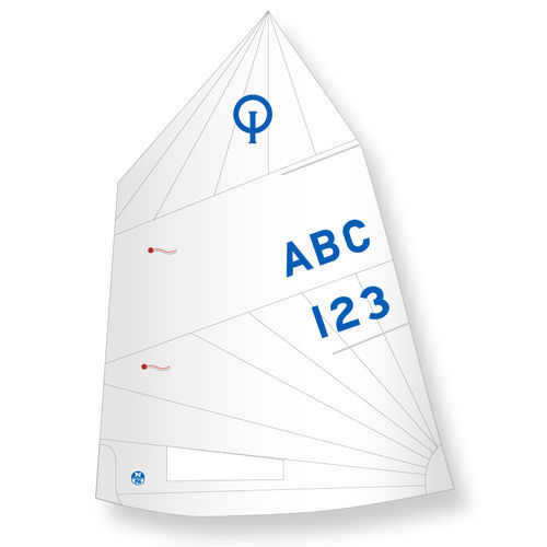 主帆 - V-1 - North Sails Sailmaking - 统一设计组别帆船用 / 聚酯 / Optimist 级
