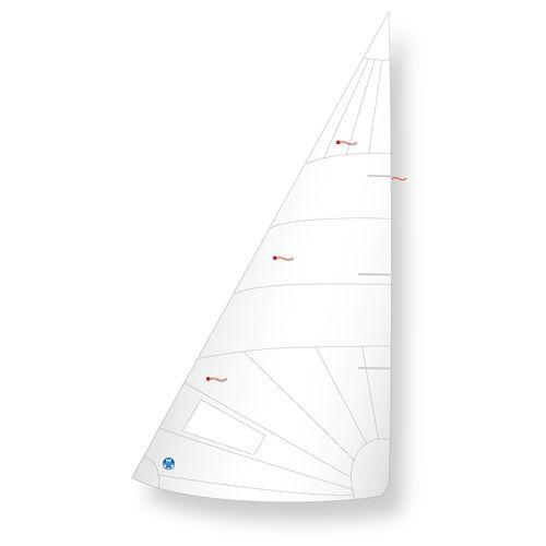 艏三角帆- J-13 - North Sails Sailmaking - 统一设计组别帆船用/ 聚酯