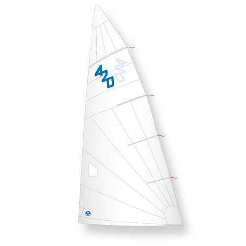 主帆 - M-11 - North Sails Sailmaking - 统一设计组别帆船用 / 聚酯 / 420