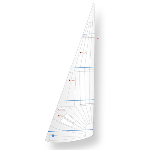 艏三角帆 - LM-6R - North Sails Sailmaking - 统一设计组别帆船用 / 径向切割 / 聚酯