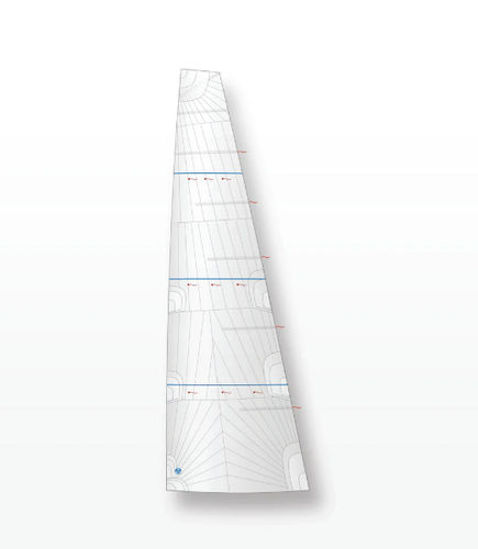 主帆 - SQUARE TOP - North Sails Sailmaking - 巡游帆船用 / 聚酯 / Dyneema® 材质