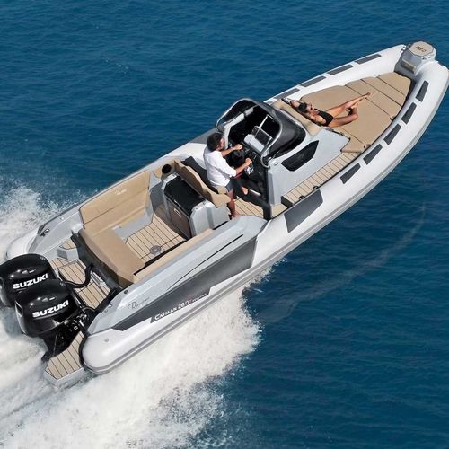 舷外充气艇 - CAYMAN 28.0 EXECUTIVE - Ranieri International - 双引擎 / 半硬式 / 中央控制台