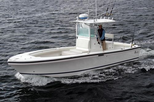 舷内敞开艇 - 26 CENTER CONSOLE - Albin Marine - 钓鱼运动 / T形顶篷