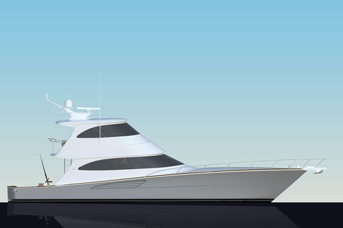 钓鱼运动机动游艇 - 64 EB - Viking Yachts - 变形 / 封闭飞桥 / 舷内