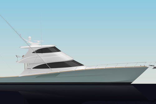 巡游机动游艇 - 74 EB - Viking Yachts - 远洋巡游 / 变形 / 封闭飞桥