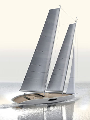 巡游超级帆船游艇 - 44M SCHOONER - Derecktor - 尾部开放式 / 单桅纵帆 / 纵帆