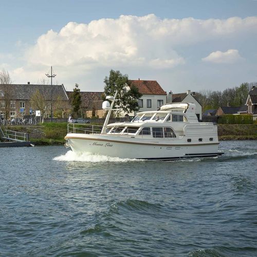 舷内快艇 - Grand Sturdy 450 AC Variotop - Linssen Yachts B.V. - 飞桥 / 运河 / 钢
