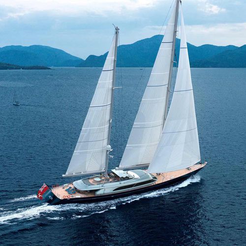巡游超级帆船游艇 - MELEK - Perini Navi - 5舱 / 甲板会客区 / 铝制
