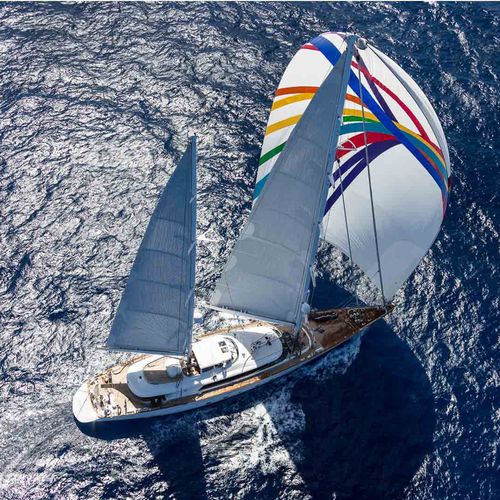 巡游超级帆船游艇 - ROSEHEARTY - Perini Navi - 5舱 / 舵手室 / 铝制