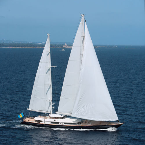 巡游超级帆船游艇 - CAOZ 14 - Perini Navi - 5舱 / 甲板会客区 / 铝制