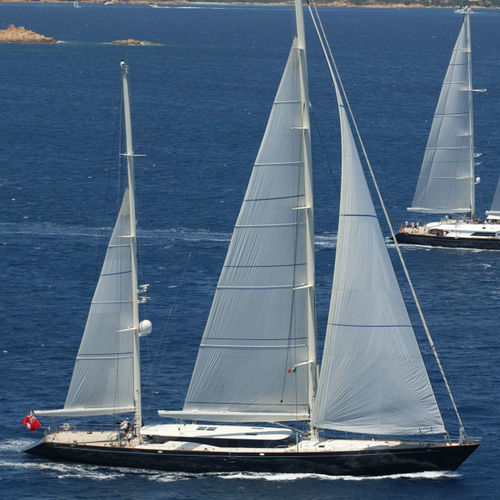 巡游超级帆船游艇 - BURRASCA - Perini Navi - 飞桥 / 铝制 / 双桅纵帆