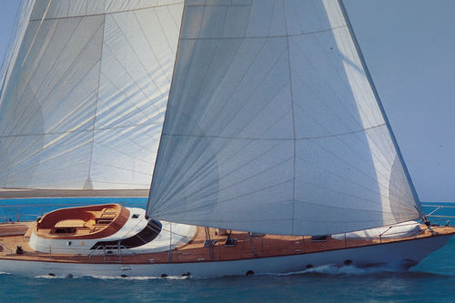竞赛帆船游艇 - SIMBA - Perini Navi - 甲板会客区 / 双桅纵帆