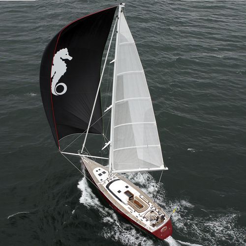 巡游帆船游艇 - ARMONIA - Warwick Yacht Design - 甲板会客区 / 补助帆桁 / 双舵轮