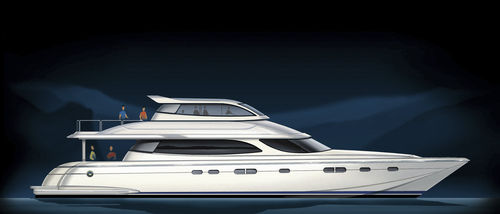 机动双体游艇 - W 88 - Warwick Yacht Design - 巡游 / 封闭飞桥 / 6舱