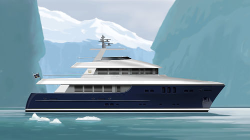 探险机动游艇 - W 96 - Warwick Yacht Design - 拖网渔船 / 高台驾驶室 / 4舱