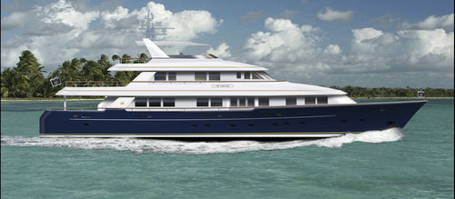 巡游超级游艇 - W 140 - Warwick Yacht Design - 高台驾驶室 / 4舱 / 排水船体