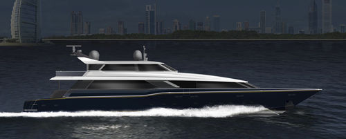 钓鱼运动超级游艇 - W 130 - Warwick Yacht Design - 封闭飞桥 / 5舱