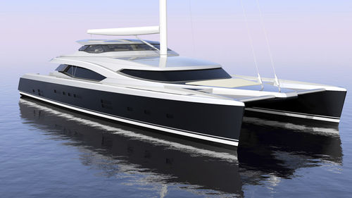 双体船超级帆船游艇 - W 120 - Warwick Yacht Design - 巡游 / 5舱 / 飞桥