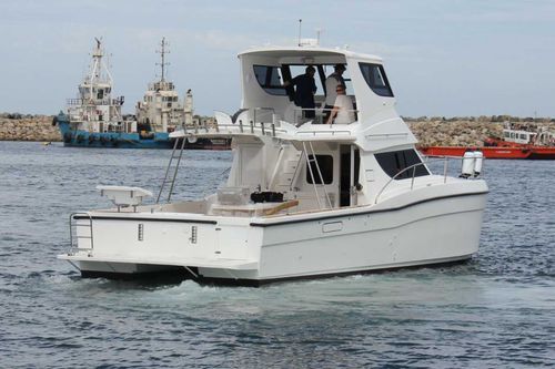双体快艇 - 350 Sportscruiser - LeisureCat - 舷内 / 柴油 / 双引擎