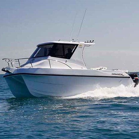 双体船休闲钓鱼船 - 7000 Gamefisher - LeisureCat - 舷外 / 双引擎 / 滑行船身