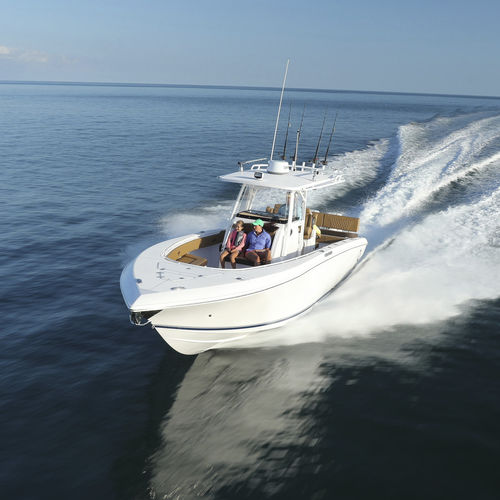舷外敞开艇 - 34CC / 34CC LS - Fountain Powerboats - 双引擎 / 三引擎 / 中央控制台