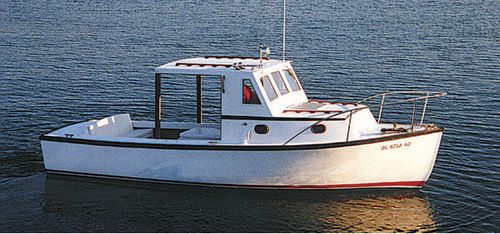 舷内舱房游艇 - 24 LOBSTER YACHT - Ellis Boat - 开放式 / Downeast