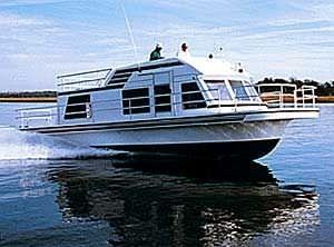 舷内船屋 - 44' Sport Series - Gibson Boats - 运河