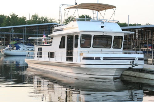舷内船屋 - 47' Classic - Gibson Boats - 运河