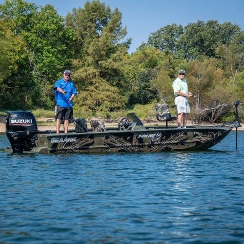 舷外运动钓鱼船 - VCat 200 - SeaArk Boats - 开放式 / 中央控制台 / 侧边控制台