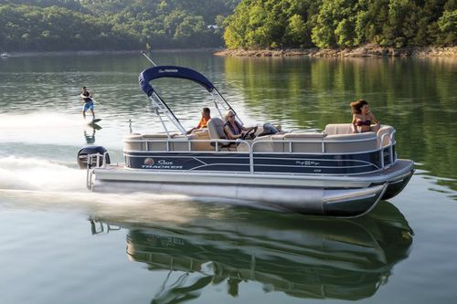 舷外浮桥船 - PARTY BARGE® 22 RF XP3 - Sun Tracker - 三重管 / 花式滑水 / 滑水