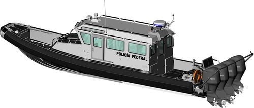 巡逻艇专业船 - SAFE 38 - Safe Boats - 舷外 / 铝制