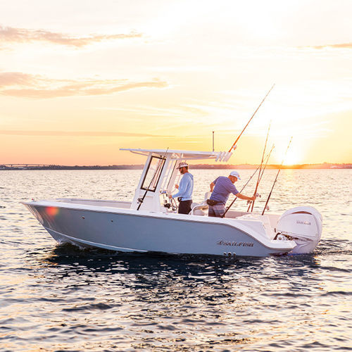 舷外敞开艇 - 232 CC - Sailfish - 电动 / 阶式艇壳 / 中央控制台